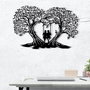 Wallity Love Accesorio decorativo de pared de metal Negro